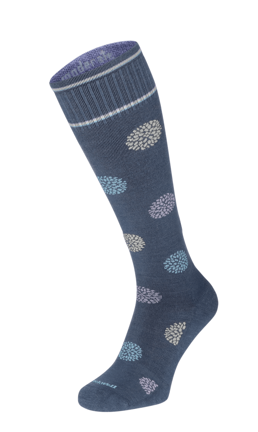 Full Bloom Women Compression Socks Class 1 Denim