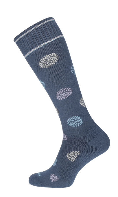 Full Bloom Women Compression Socks Class 1 Denim