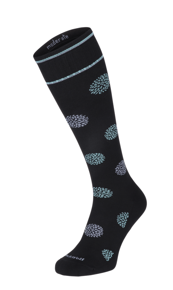 Full Bloom Women Compression Socks Class 1 Black