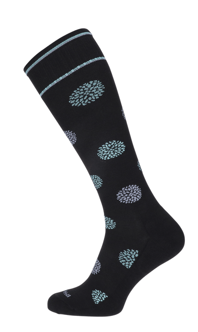 Full Bloom Women Compression Socks Class 1 Black