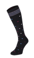 Full Heart Women Moderate Compression Socks Black