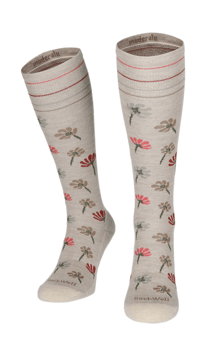 Field Flower Women Compression Socks Class 1 Barley