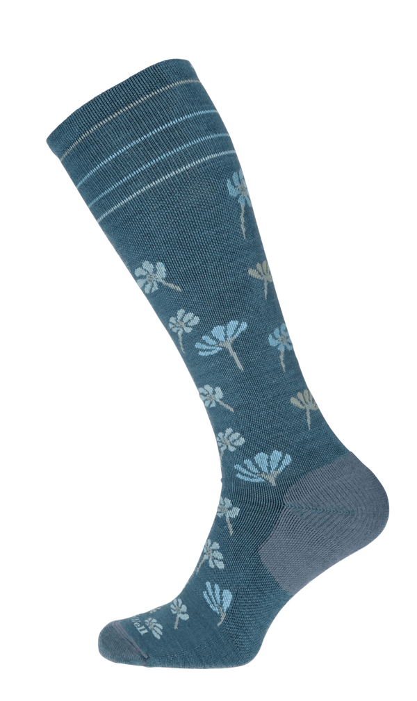 Field Flower Women Compression Socks Class 1 Blue Ridge