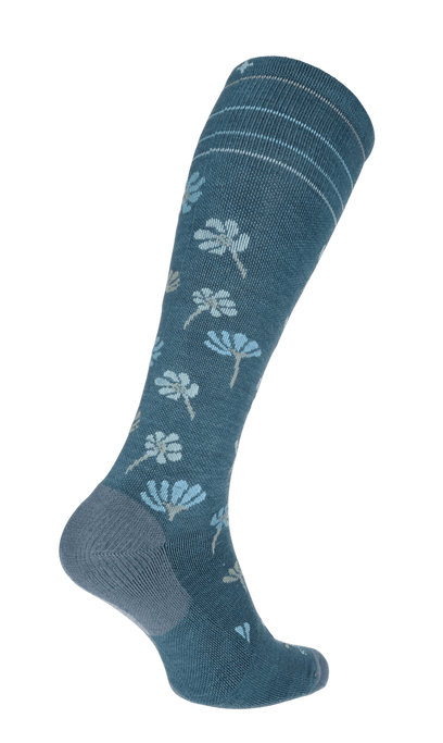 Field Flower Women Compression Socks Class 1 Blue Ridge