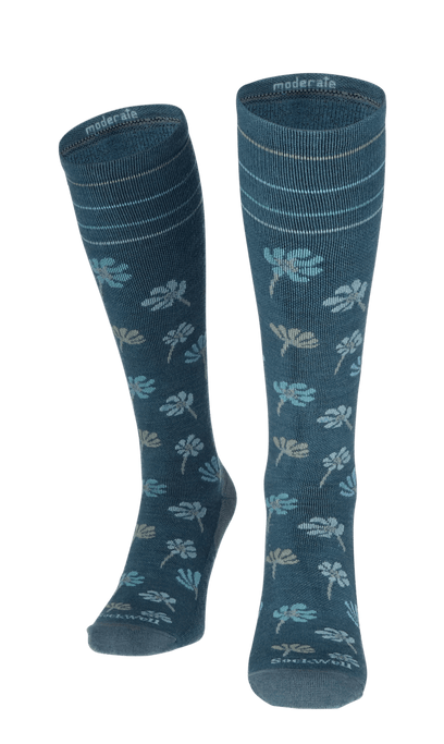 Field Flower Women Compression Socks Class 1 Blue Ridge