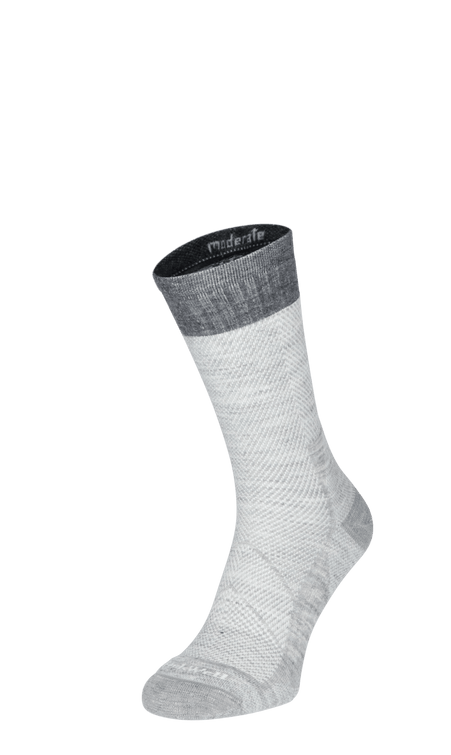 Elevate Crew Men Compression Sports Socks Lt Grey