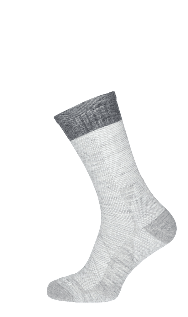 Elevate Crew Men Compression Sports Socks Lt Grey