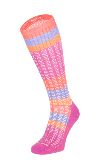 Full Circle Women Moderate Compression Socks Raspberry