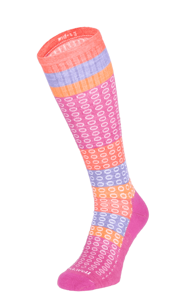Full Circle Women Moderate Compression Socks Raspberry