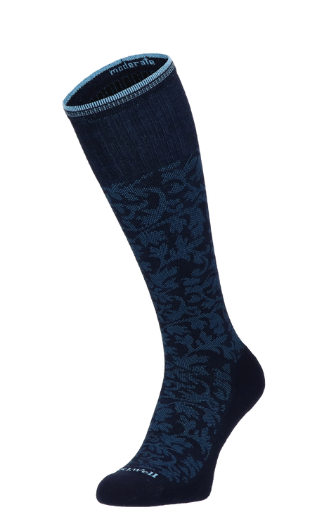 Damask Women Compression Socks Class 1 Navy