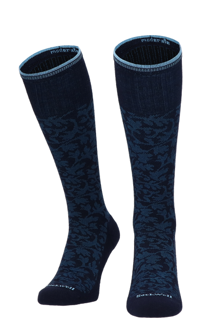 Damask Women Compression Socks Class 1 Navy