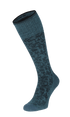 Damask Women Moderate Compression Socks Blue Ridge