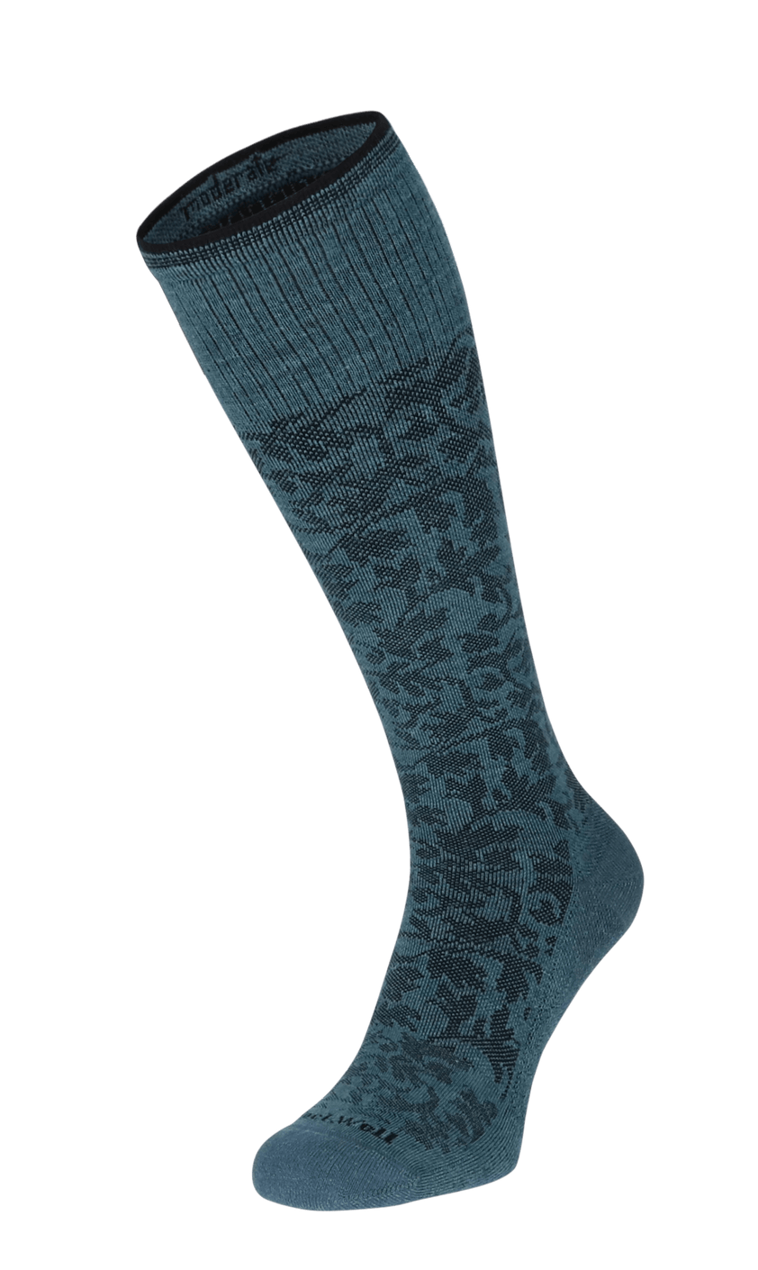 Damask Women Compression Socks Class 1 Blue Ridge