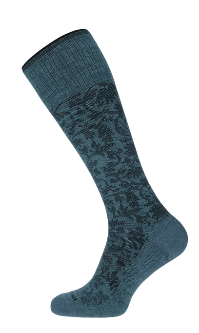 Damask Women Compression Socks Class 1 Blue Ridge