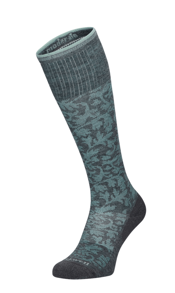 Damask Women Compression Socks Class 1 Charcoal