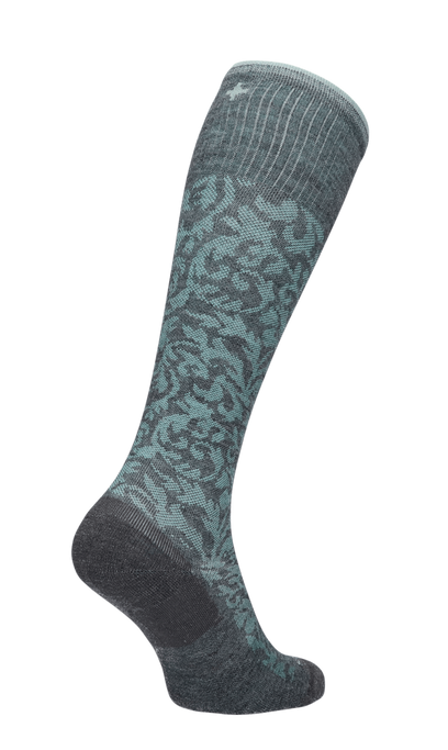 Damask Women Compression Socks Class 1 Charcoal