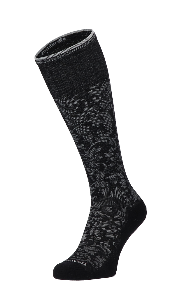 Damask Women Compression Socks Class 1 Black