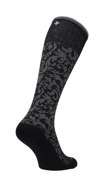 Damask Women Compression Socks Class 1 Black