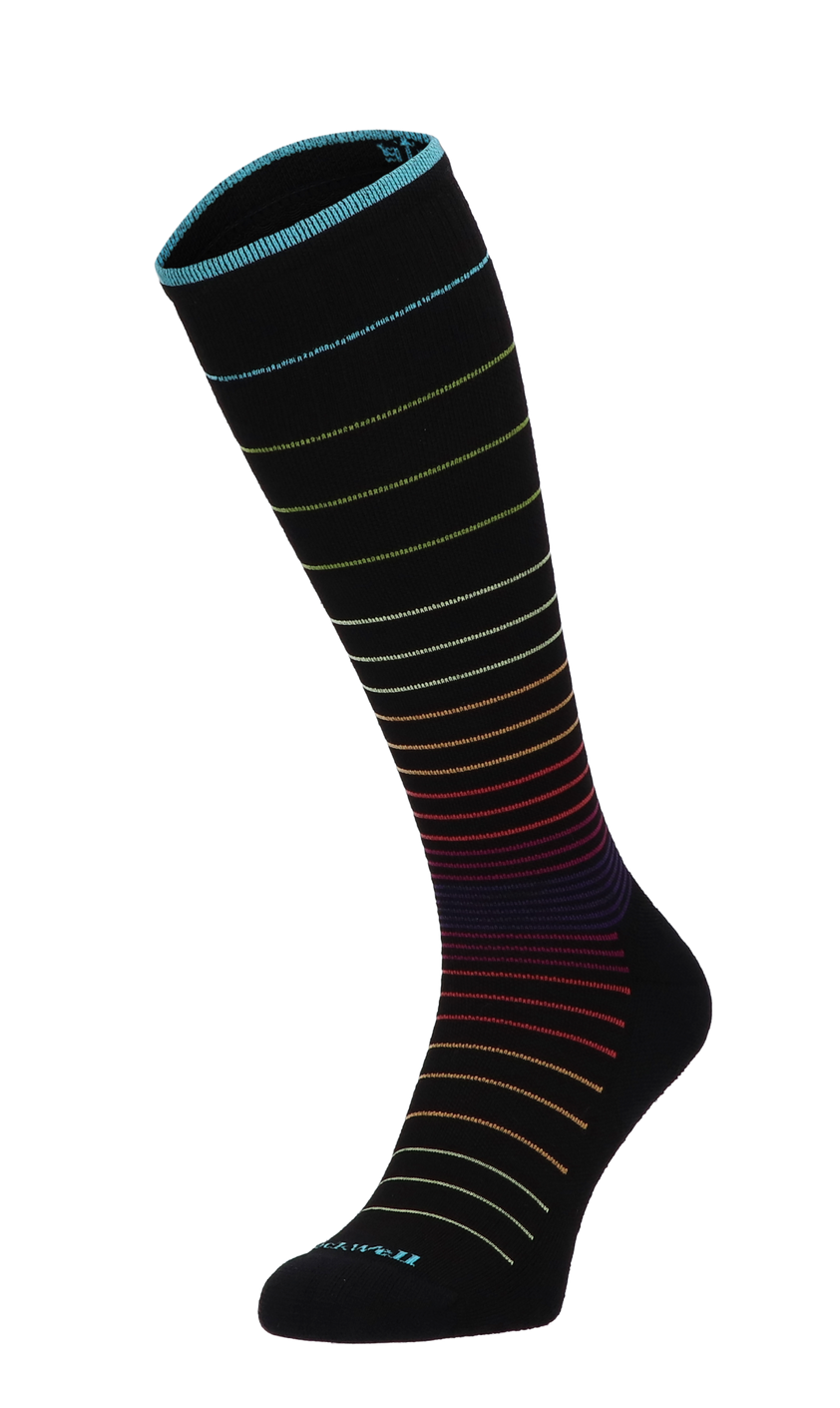 Circulator Women Compression Socks Class 1 Black Stripe