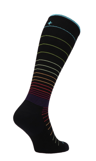 Circulator Women Compression Socks Class 1 Black Stripe