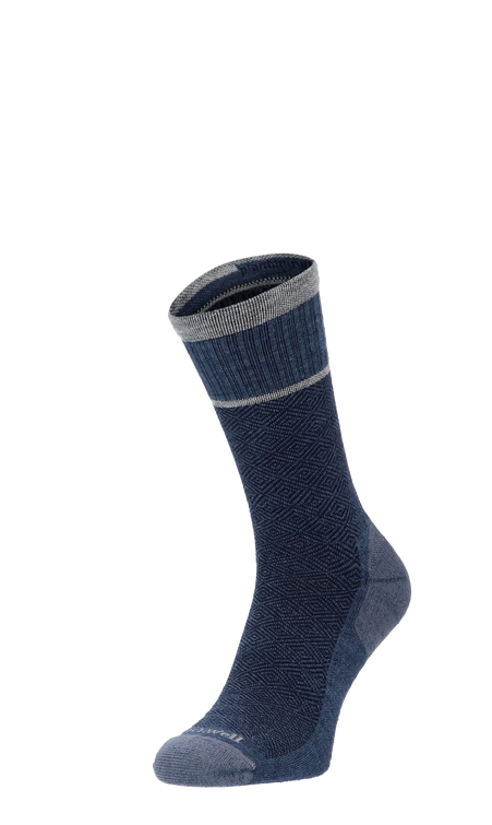 Plantar Cush Crew Men Heel Spur Socks Class 2 Denim