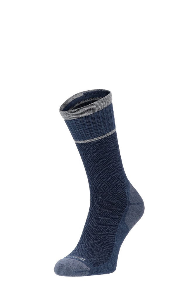 Plantar Cush Crew Men Heel Spur Socks Class 2 Denim