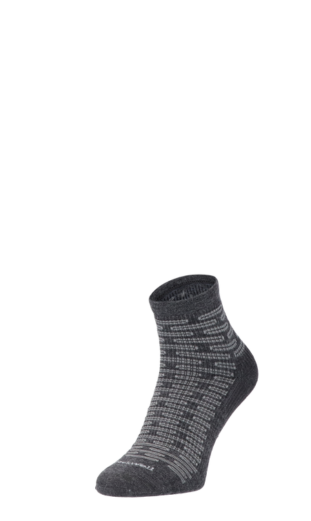 Plantar Ease Quarter Men Heel Spur Socks Class 2 Charcoal