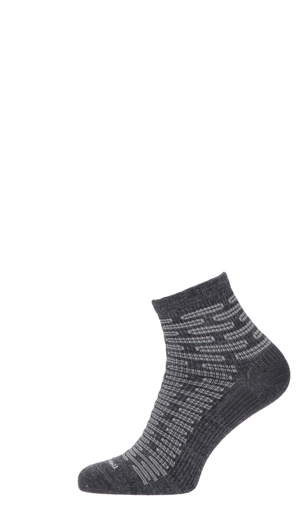 Plantar Ease Quarter Men Heel Spur Socks Class 2 Charcoal