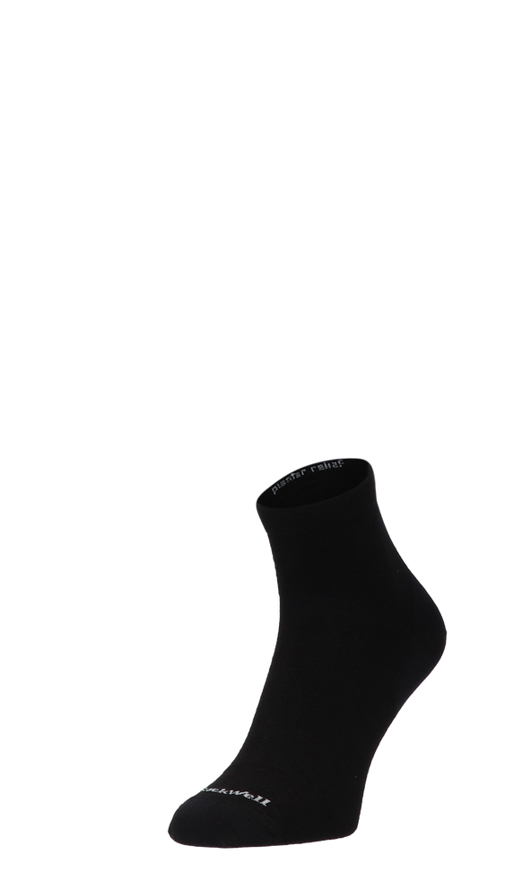 Plantar Ease Quarter Men Heel Spur Socks Class 2 Black Solid