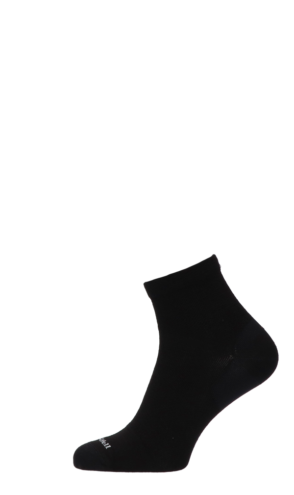 Plantar Ease Quarter Men Heel Spur Socks Class 2 Black Solid