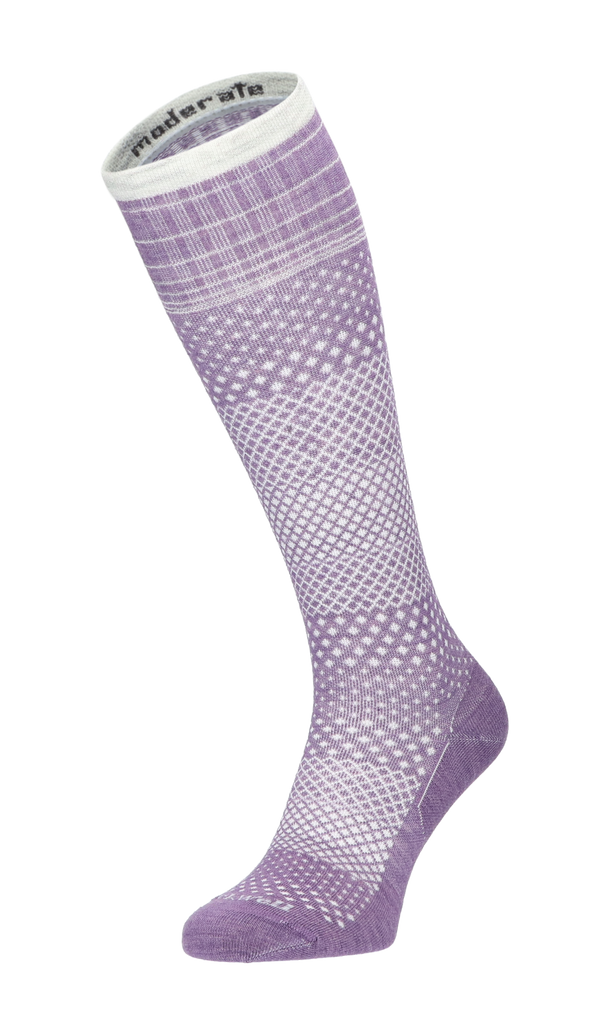 Micro Grade Women Compression Socks Class 1 Plum