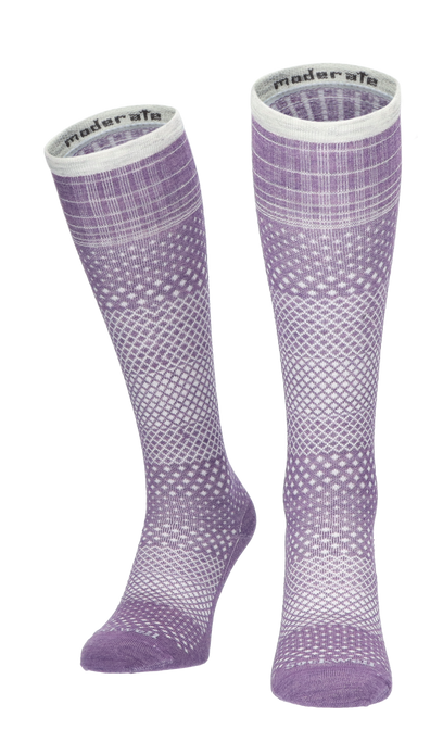 Micro Grade Women Compression Socks Class 1 Plum