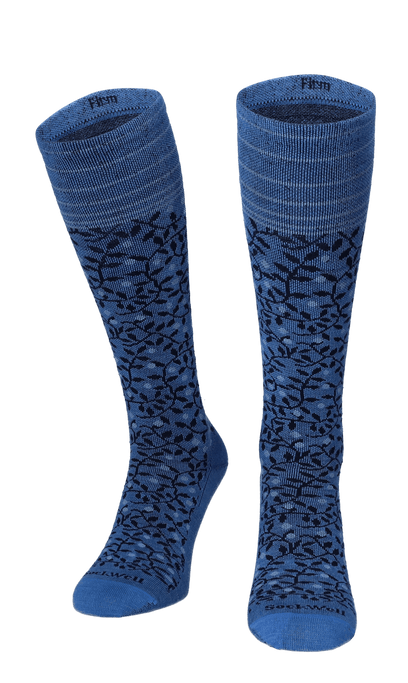 New Leaf Women Firm Compression Socks Ocean