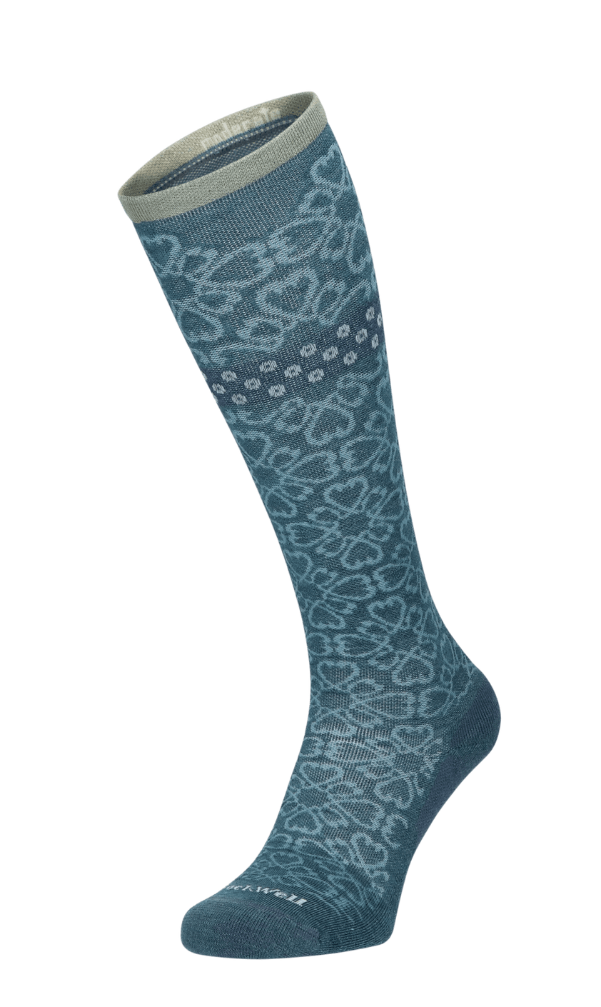 Botanical Women Moderate Compression Socks Blue Ridge