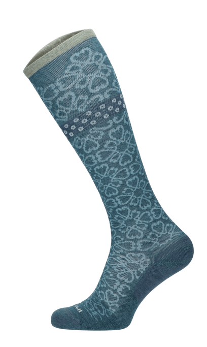 Botanical Women Moderate Compression Socks Blue Ridge