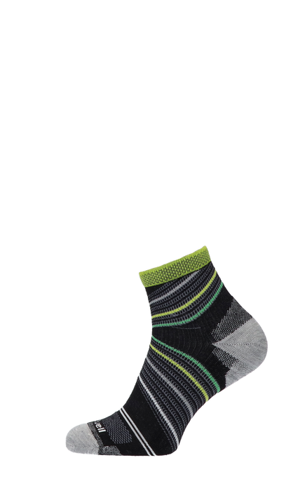 Pacer Quarter Men Sports Socks Class 2 Black