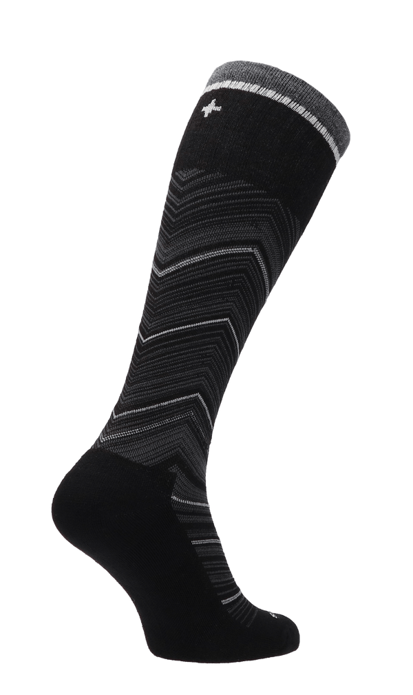 Full Flattery Women Moderate Compression Socks Black