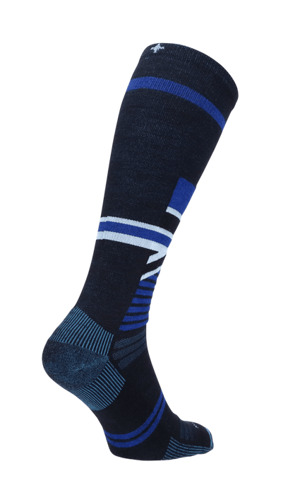 Snow Peak Men Moderate Compression Ski Socks Navy