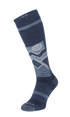 Snow Peak Men Moderate Compression Ski Socks Denim