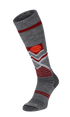Snow Peak Men Moderate Compression Ski Socks Grey