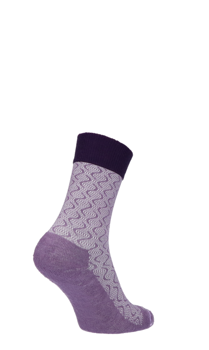 Softie Women Diabetic Socks Plum