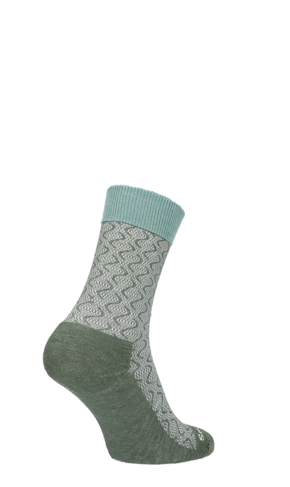 Softie Women Diabetic Socks Eucalyptus