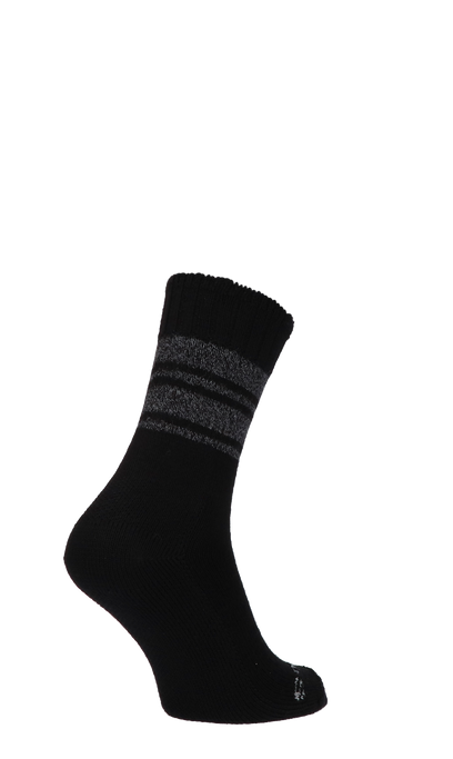 At Ease Men Diabetic Socks Black