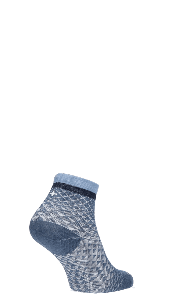 Plantar Ease Quarter Women Heel Spur Socks Class 2 Denim