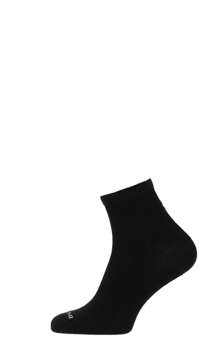 Plantar Ease Quarter Women Heel Spur Socks Class 2 Black Solid