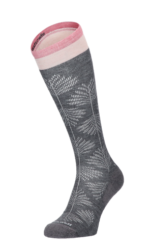 Full Floral Women Compression Socks Class 1 Charcoal