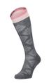 Full Floral Women Compression Socks Class 1 Charcoal