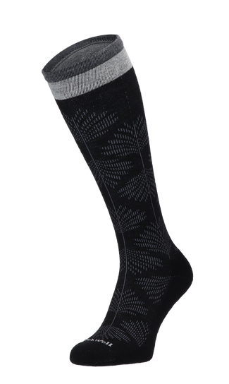 Full Floral Women Compression Socks Class 1 Black