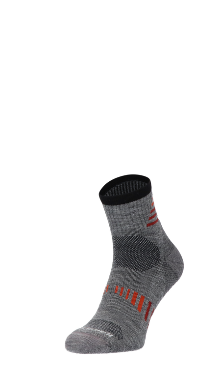 Ascend Quarter II Men Hiking Socks Class 1 Grey