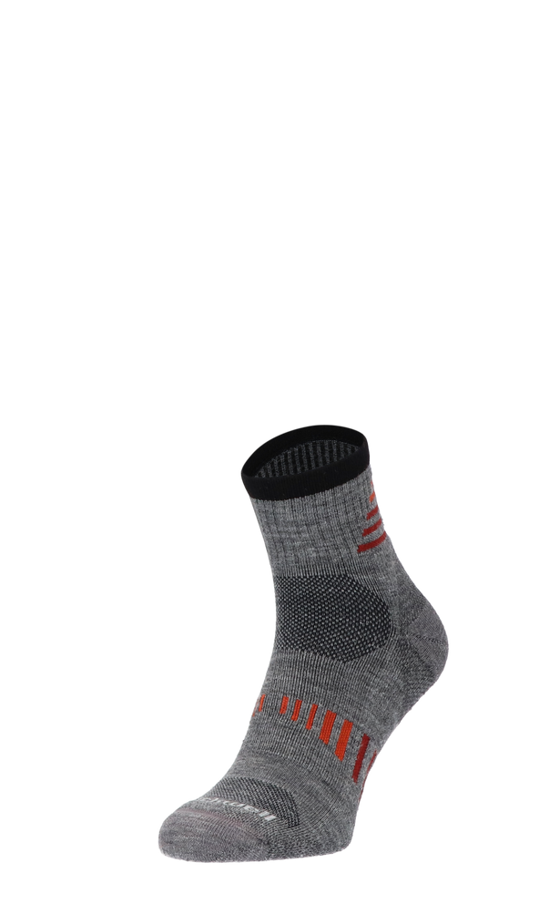 Ascend Quarter II Men Hiking Socks Class 1 Grey